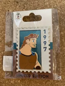 Disney Employee Center DEC Hercules Stamp Pin LE 250 1997 Hero - Picture 1 of 2