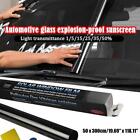 Black Sun Strip Fade Visor Tint Tinting Film Windscreen Car Van Decal DIY J7L4