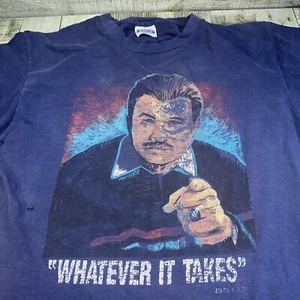 Vintage Chicago Bears Mike Ditka Haynes Bet Extra Large Distressed With Holes - Picture 1 of 10