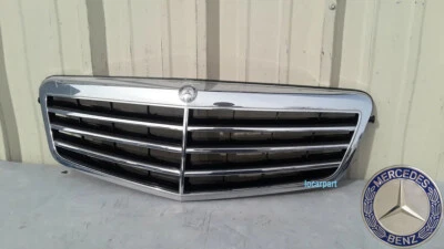 Rejilla con emblema para Mercedes Benz W212 E350 E550 E63 parrilla 2010 2011 12 2013 Foto 1 de 4