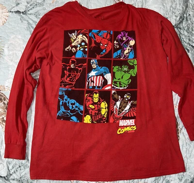 Camisa manga larga Marvel Comics para niños Foto 1 de 3