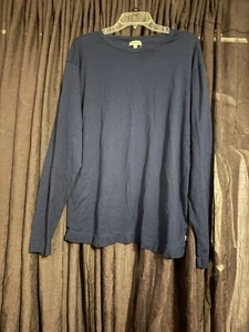Knickerbocker NYC Shirt Mens L Blue Long Sleeve 100% Cotton Logo Casual Adult - Picture 1 of 2