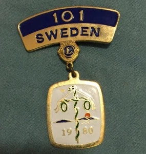 Lions Club Pin 101 Sweden 1980  - Picture 1 of 4