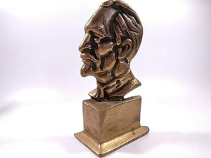 Busto antiguo soviético de Félix Dzerzhinsky. Latón. Original. Años 60 - Imagen 1 de 12