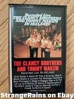 The Clancy Brothers & Tommy Makem Recorded Live in Ireland  Cassette Tape TESTED - Image 1 of 4