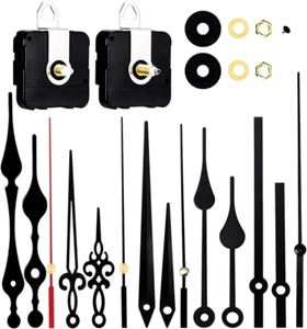 Clock Mechanism Kit Battery Powered, Quartz Clock Movement , Long and Short S... - Picture 1 of 1