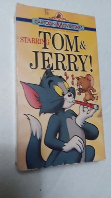 Cartoon MovieStars Starring TOM & JERRY MGM/UA Home Video 1988 Cartoon VHS - Image 1 of 3