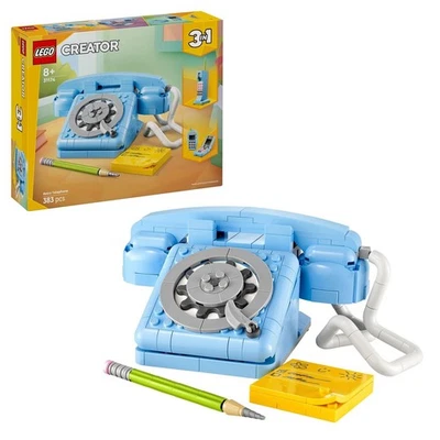 LEGO Creator 3 in 1 Retro Telefon Set LEGO 31174 NEU KOMPLETT SET - Bild 1 von 4