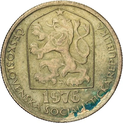 [#1223102] Czechoslovakia, 20 Haleru, 1976, Nickel-brass, EF, KM:74 - Image 1 of 2