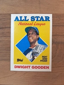 1988 Topps - All-Star Dwight Gooden #405 R in Star on Front Has Blue Filled In - Picture 1 of 18