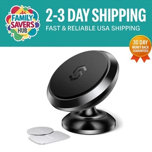 360° Adjustable Magnetic Car Phone Holder for Safe Driving - iPhone & Android - Picture 1 of 10