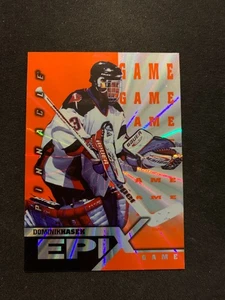 1997 Pinnacle Epix Dominik Hasek #E22 Orange Season - Please Read - Picture 1 of 2