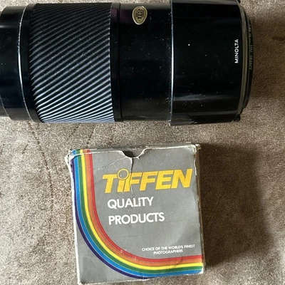 Minolta 70mm-210mm f4 Auto Focus Lens And Tiffen 58mm Polarizer - Image 1 of 4