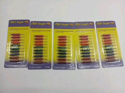 (Lot Of 5) Mini Replacement Bulbs 2.5V/ 170mA Light Keeper Pro - Image 1 of 4