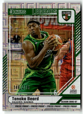 Panini 2024-25 Donruss Euroleague No. 181 Tanoka Beard Mojo 146/275 - Imagen 1 de 2