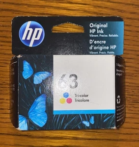 HP 63 Tri-Color Ink Cartridge - Picture 1 of 2
