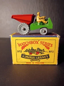 Matchbox #2B Dumper 1957 In Rare Original Type A Script Lettering Box - Picture 1 of 18