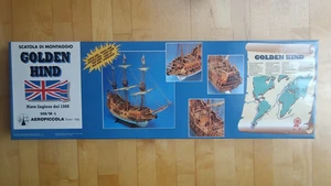  Aeropiccola  Golden Hind Bausatz 508 / SE-L, sehr großes Modell mit 85 cm, Holz - Bild 1 von 9