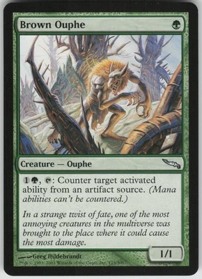Brown Ouphe U Mirrodin 115 NM - Image 1 of 2