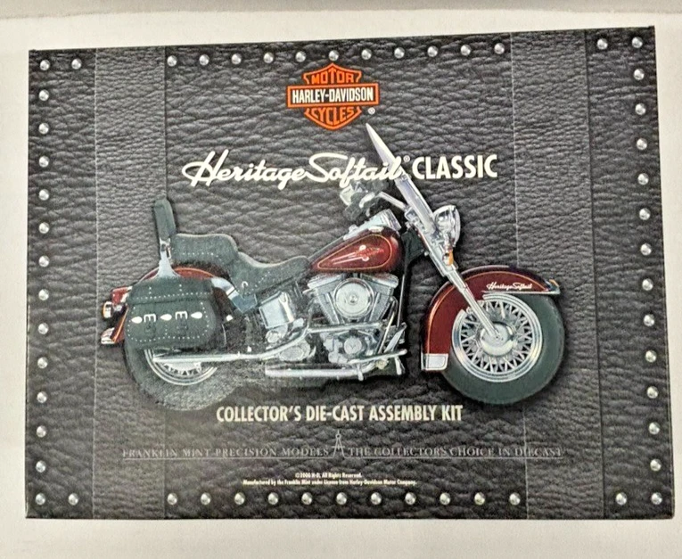 Franklin Mint 2000 Harley Davidson Heritage Softail Die Cast Assembly Kit NIB - Image 1 of 4