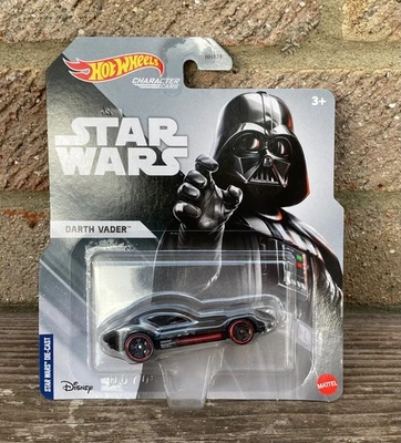 HOT WHEELS CHARACTER CAR SERIES - STAR WARS DARTH VADER B N I P BRAND NEW 2021 - Image 1 of 3