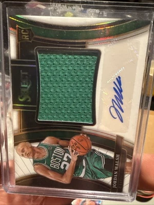2023-24 Select Jordan Walsh /49 White Prizm Rookie Patch Auto RPA #JS-WAL RJA RC - Image 1 of 2
