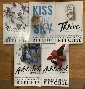 Lot of 5 'ADDICTED' Novels by Krista & Becca Ritchie ~ All TPB - Bild 1 von 3