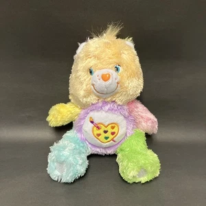 Care Bears Work Of Heart Special Edition Plush Bear 8” 2005 Rainbow Beanbag - Picture 1 of 8