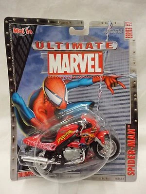 Maisto Ultimate Marvel Motorcycle Collection - Spider-Man Triumph Sprint RS M5 - Image 1 of 4