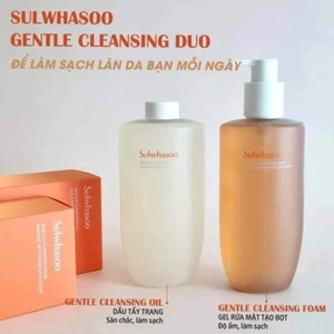Sulwhasoo Gentle Cleansing Foam 200ml & Gentle Cleansing Oil 200ml/Anti-Aging - Picture 1 of 16