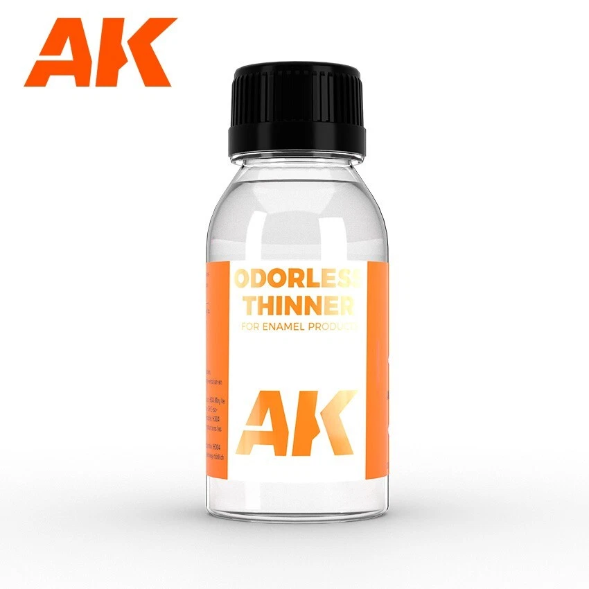 AK Interactive AK050 Odorless Enamel Thinner 100ml - US