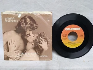 Barbra Streisand Love Theme From A Star Is Born 45 RPM Columbia 3-10450 1976 - Picture 1 of 4