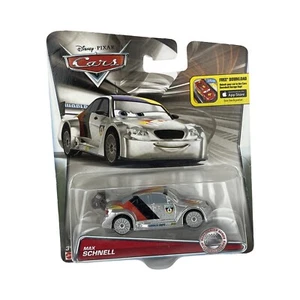 Disney Cars Max Schnell Silver Racer Series Metallic Finish 1:55 Scale NEW - Picture 1 of 2
