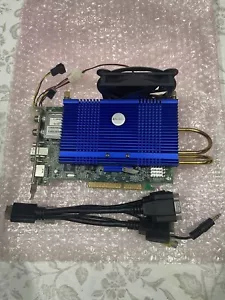 RARO ATI ALL IN WONDER 9600XT 128 MB AGP Zalman ZM80D-HP Raffreddatore per tubi in rame - Foto 1 di 6