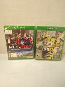 Lot Of 2 PES 2017 Pro Evolution Soccer Xbox & FIFA 17  XBoxOne - Picture 1 of 4