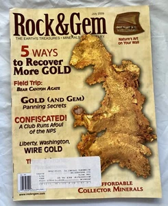 Rock & Gem Magazine July 2009 Pre-Ownd Exc Cond Fast Ship Craft Jewelry Minerals - Picture 1 of 1