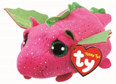 Ty Teeny Tys pinker Drache DARBY - 10 cm - Beanie Boos - Bild 1 von 2