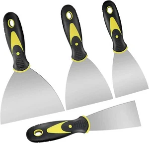 Putty Knife 4pcs Spackle Knife Set (2,3,4,5 In) Stainless Steel Paint ScraperNEW - Picture 1 of 8