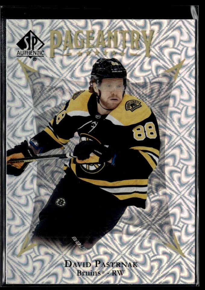 2021-22 Sp Authentic pageantry David Pastrnak #P-14 H7R2D - Image 1 of 2