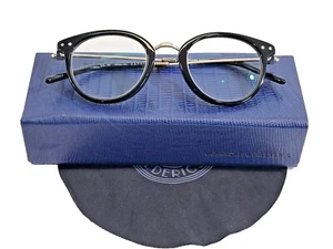 LM CHROME HEARTS Daty Glasses Eyeglass Frames Jack on BK Sterling Silver Black - Picture 1 of 21