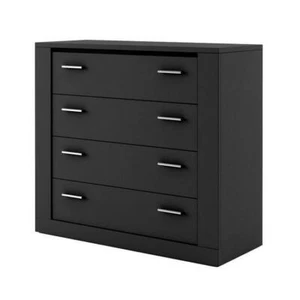 Brand New Modern Bedroom Idea ID-10 Chest of Drawers in Black Matt - Picture 1 of 3