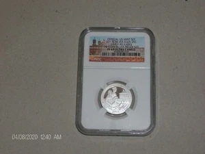 2017 NGC PF69 Silver Ellis Island NP Quarter Early Release (From 10 Coin Set) - Picture 1 of 3