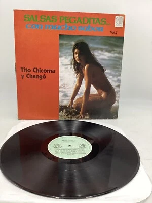 SEXY LATIN COVER ~ TITO CHICOMA salsas pegaditas (85’ GEMA VINYL LP MEXICO) EX - Image 1 of 4