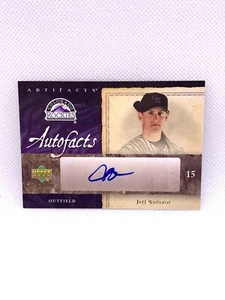 2007 Upper Deck Artifacts, Jeff Salazar Autofacts Auto, #AU-SA, Rockies, NM - Picture 1 of 2