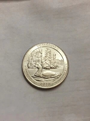 2018 P Voyageurs Minnesota State Quarter Die Chip Error - Image 1 of 4