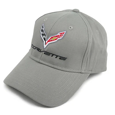 Chevrolet Corvette C7 2014-2019 gorra gris - enviada en caja - EE. UU. Foto 1 de 3