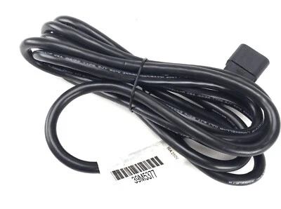 Longwell 39M5377 9 FT IEC C13 - C14G Power Cord 10A Black - Image 1 of 3