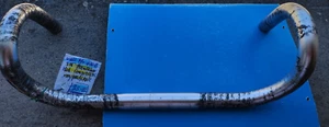 3t HANDLEBAR MOD COMPETZIONE MADE IN ITALY MANUBRIO BICI CORSA USATO - Picture 1 of 12