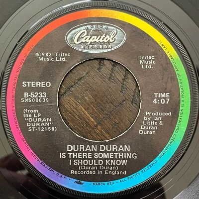 DURAN DURAN Is There Something I Should Know 7" EP 1983 Depeche Mode Cure Smiths - Image 1 of 4