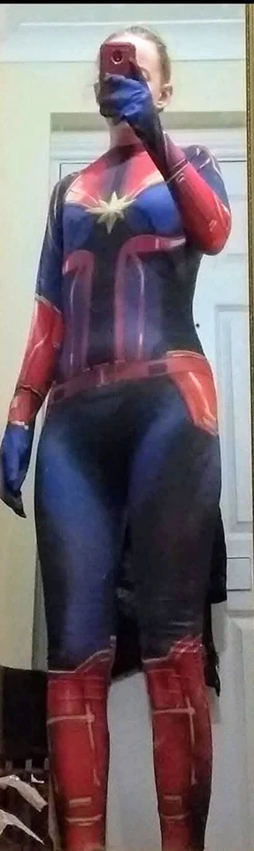 Disfraz de Capitana Marvel para Adulto Disfraz Body Talla S Foto 1 de 1